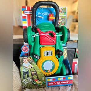 Little Tikes Gas 'n Go Mower - Green and Black